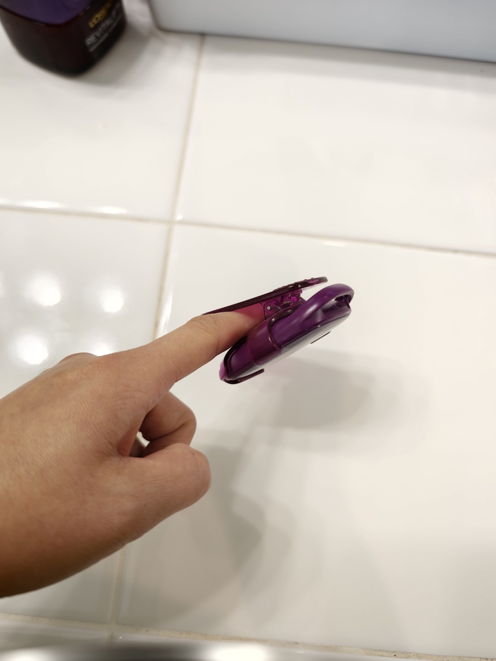 Purple Pedometer - Compact Step Counter - Picture 4 of 4